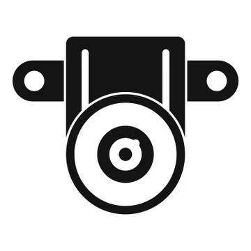Action small camera icon, simple style Stock Illustration