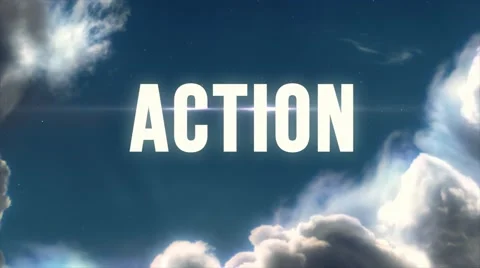 Action Text Stinger 스톡 동영상 66112704