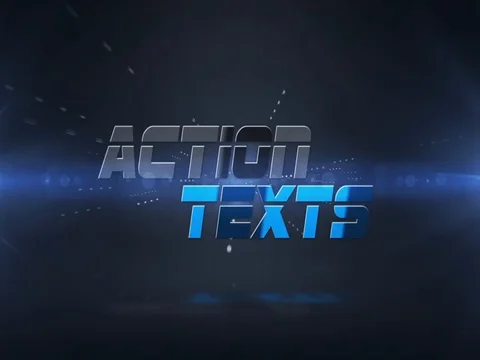 Action Texts - After Effects Template Stock After Effects