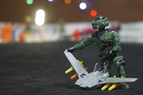 Action toy figure Stock Photos