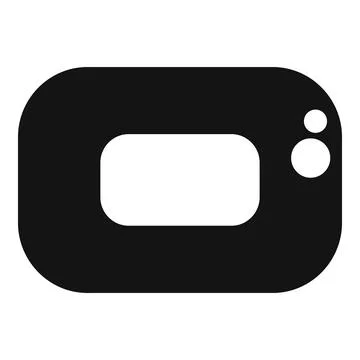 Action video camera icon representing electronics technology Stock Illustration