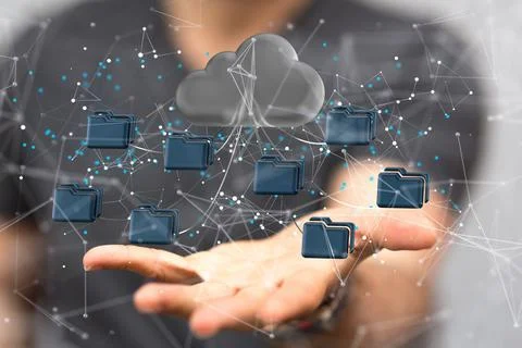 Actionable analytics concept 3D rendering wallpaper Stockfoto's