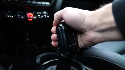Activating the Automatic Transmission. Cooper S Countryman. Stock Footage 273174254