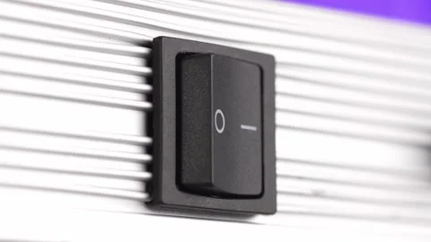 Activating Device with Power Button. Stock Footage 256237406