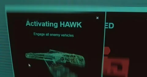 Activating Hawk a mobile surface to air missile system Stock Footage 321757373