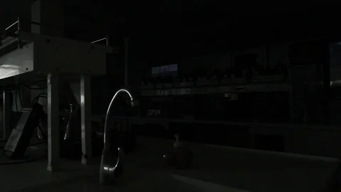 Activating lab lights Stock Footage 77052889