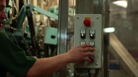 Activating machine Stock Footage 77048621