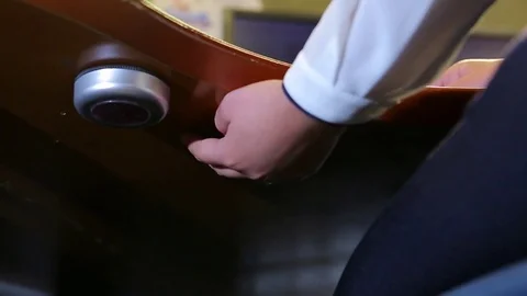 Activating silent alarm 스톡 동영상 77050481