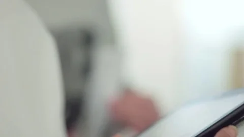 Activating touch screen Stock Footage 77051953