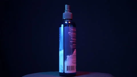 ACTIVATION Ease Magnesium  rotating red blue light Stock Footage 191204336