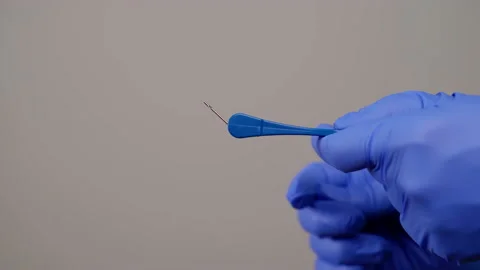 Activation Key for Palatal expander mechanism Stock Footage 238853448