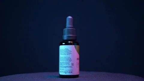 ACTIVATION  Oceans Alive  rotating blue and red light Stock Footage 192077352