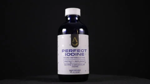 ACTIVATION Perfect Iodine rotating Stock Footage 191249162