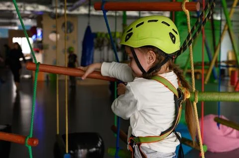 Active and physical development of the child. Foto stock