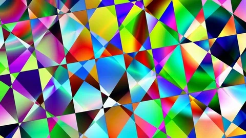 Active background, smooth movement of multi-colored squares Stock Footage 71436527