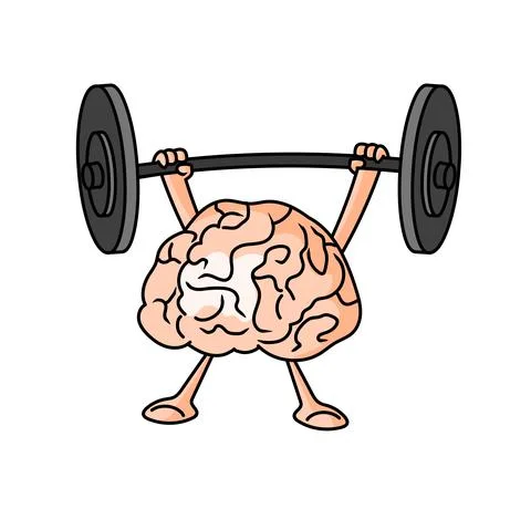 Active brain excercise Stock Illustration