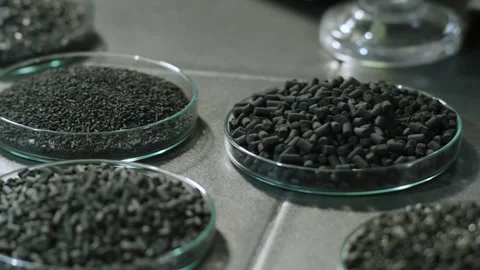 Active carbon Video stock 288846926