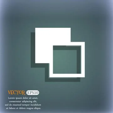 Active color toolbar  icon symbol on the blue-green abstract background with  Stock Illustration