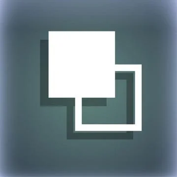 Active color toolbar icon symbol on the blue-green abstract background with sha Stock Illustration