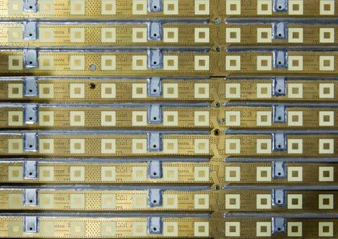 Active electronically scanned array front-view x-range Fotos de archivo