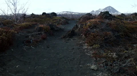 Active fly through iceland landscape Video stock 53085984