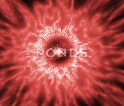 Active galaxy, artwork Stock Illustration