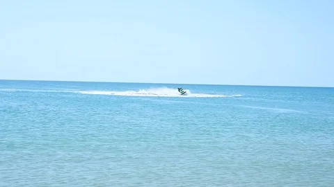 Active holiday at the sea Stock Footage 79358295