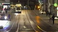 Active life in megalopolis, modern public transport, busy pedestrians in street HD Footage