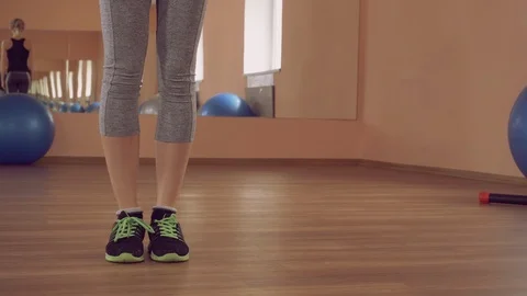 Active lifestyle plyometric training exercises Stock Footage 112067246