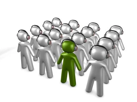 Active listener 스톡 일러스트