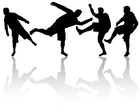 Active man Stock Illustration