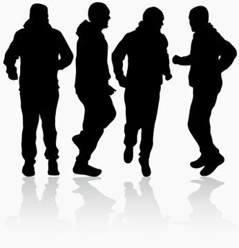 Active man Stock Illustration