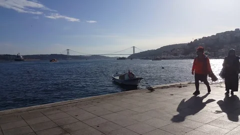 Active Man Riding on Electric Scooter in City Stock Footage 126005124