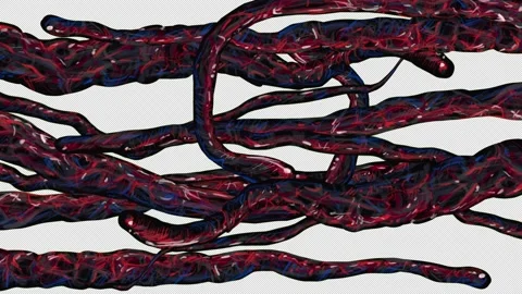 Active monster tentacles writhe on an isolated background. Stock-Footage 334721036