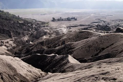 Active Mount Bromo - Java, Indonesia Stock Photos