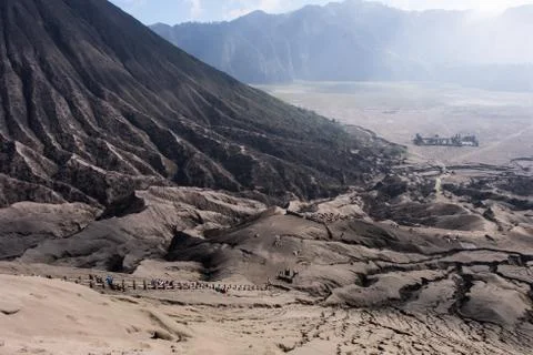 Active Mount Bromo - Java, Indonesia Stock Photos