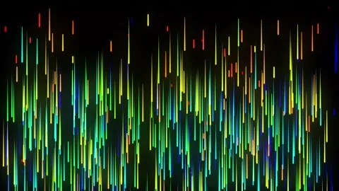 Active movement of the liquid abstract animated background. Multi colored w.. Stock Footage 331653748