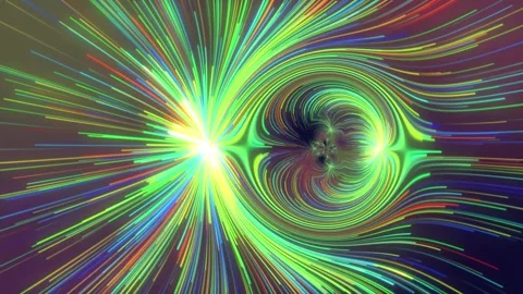 Active movement of the liquid abstract animated background. Multi colored w.. Stock Footage 331653828