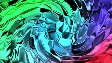 Active movement of the liquid abstract animated background. Multi colored w.. Stock Footage 331654337