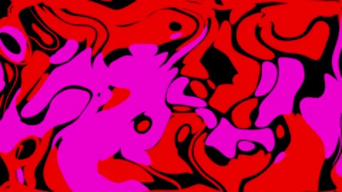 Active movement of the liquid abstract animated background. Multi colored w.. Stock Footage 332582318