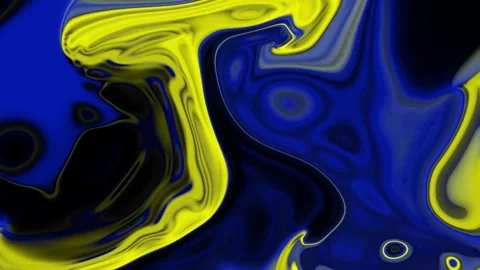 Active movement of the liquid abstract animated background. Multi colored w.. Stock Footage 332582384