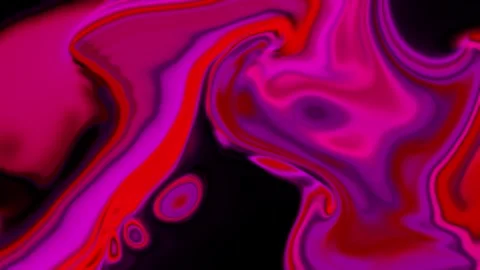 Active movement of the liquid abstract animated background. Multi colored w.. Video stock 332582400