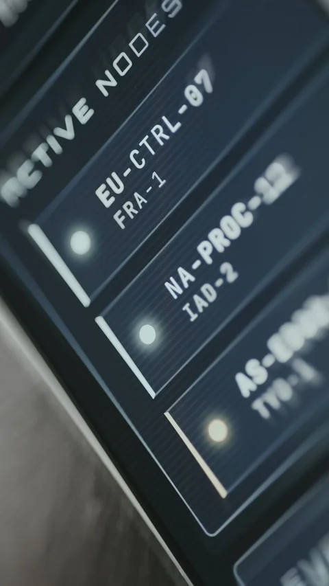 Active node status view across multiple connected servers Vidéo 335485133