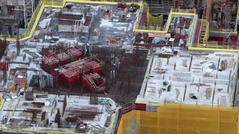 Active Pak Tin Construction Site Showing Ongoing Urban Redevelopment March .. Stock Footage 330541285