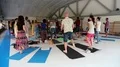 Active people doing sport, trains in gym HD Footage