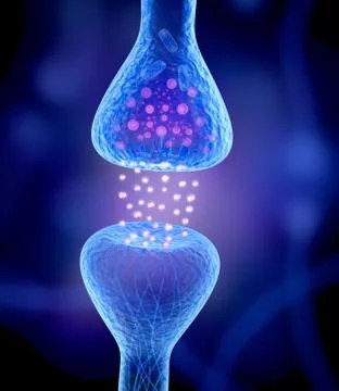 Active receptor isolated on blue Stock Illustration