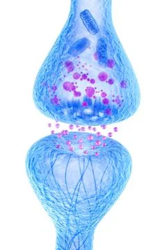 Active receptor macro view isolated on white Stock Illustration