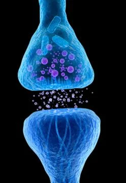 Active receptor macro view isolated on white Stock Illustration