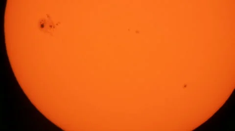 Active Region 2192 Sunspot Video stock 42889992