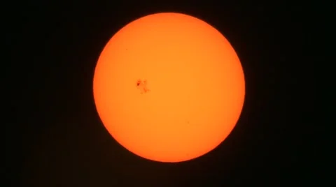 Active Region 2192 Sunspot Stock Footage 42954761
